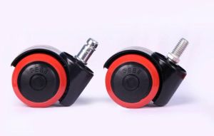 red caster wheel set