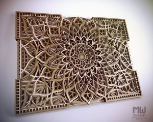 MULTILAYER MANDALA WALL ART