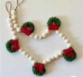 Wool felt ball Garland