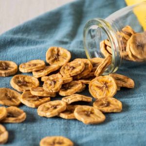 Sun dried banana chips