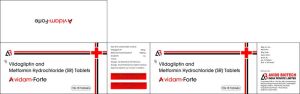 Vildagliptin 50 mg + Metformin SR1000 mg Tablet