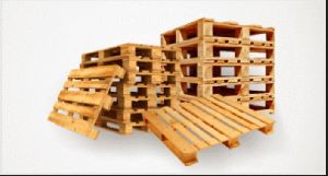 wooden packing pallets