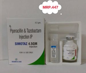 Simotaz 4.5 Gm Piperacillin Tazobactam Injection