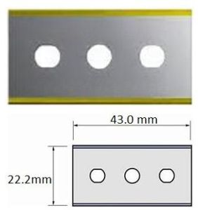 3 hole tin blades