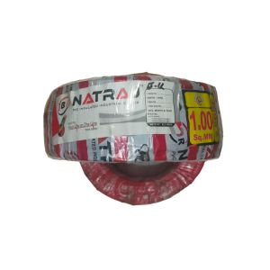 Natraj Round Cable 2Core 1.00Sqmm, 90mtr