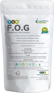 Biocultures for FOG degradation (Fats, Oil and Grease)