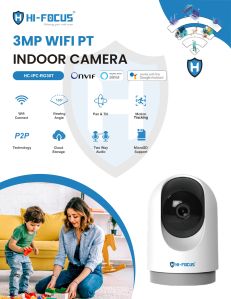 Smart High Focus 3MP Wifi PT Camera