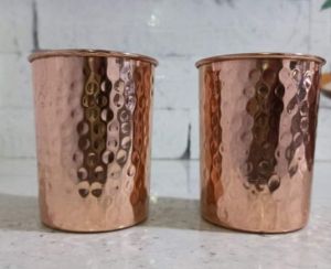 Hammered Copper Glass