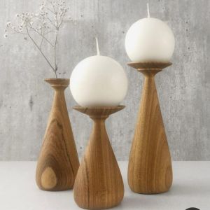 Wooden Candle Stand