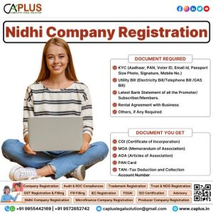 NIDHI COMPANY REGISTRATION