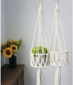 Pote hangar macrame design