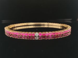 Ruby, Emerald, Sapphire Bracelets