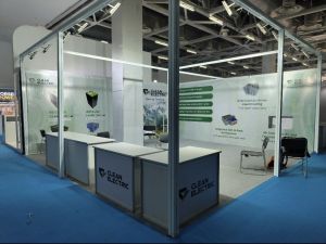 exhibition booth flex mounting