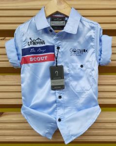 Kids satin shirt