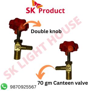 Brass canteen valve