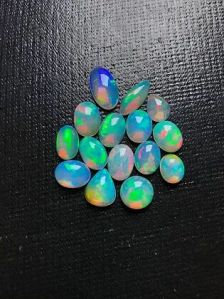 Ethiopian Opal Cabochon 15 Pieces Size 16-9 MM Approx