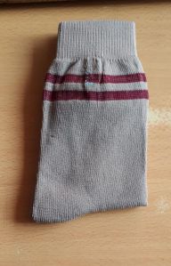 cotton gray fabric socks