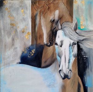 Horse Canvas Painting