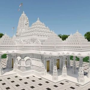 temple construction marble