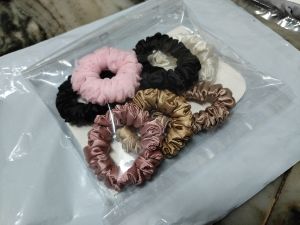 satin scrunchies