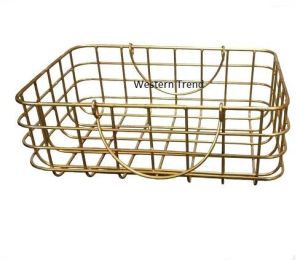 Wire Hamper Basket For Gifting