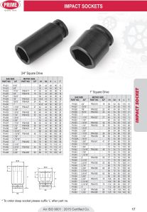 square drive impact sockets