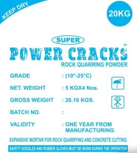 rock quarrying powder