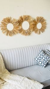 Raffia Wall Hoop Decor