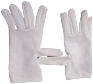 Cotton white gloves