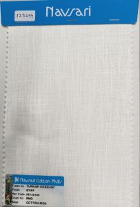 TURKISH KHADI STIFF COTTON RICH SHIRTING FABRIC