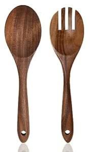 wooden salad spoon