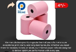 thermal paper rolls pink 79X50 3icnh