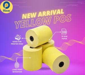 thermal paper rolls yellow 79X50 3icnh