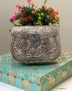 Brass Silver clutch