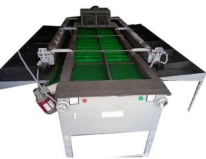 Double belt apple grading machine