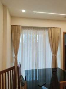 Ripple fold curtain