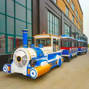 Electric maxi trackless train