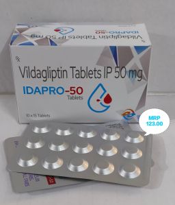 Idapro-50 Vildagliptin Tablets