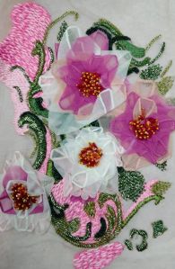 Hand Embroidered Fabric