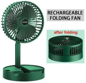 Rechargeable folding fan