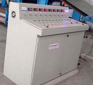 Textile machinery control panel