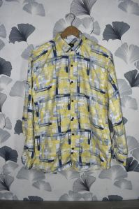 Men Casual shirt Yellow