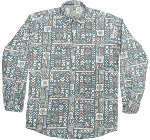 men printed casual shirt