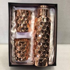 copper glass bottle set