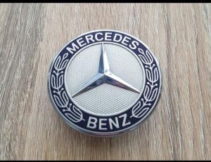 57mm mercedes-benz bonnet plastic star emblem