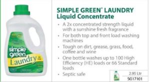 SIMPLE GREEN LAUNDRY LIQUID