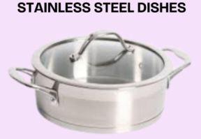 xoxo stainless steel dishes