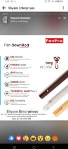 Ceiling Fan Downrods