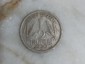 1 2rp 1950 old coin