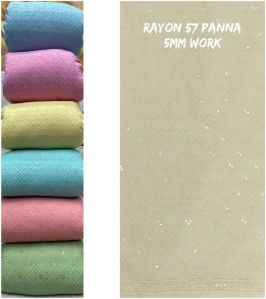 dyed rayon fabric